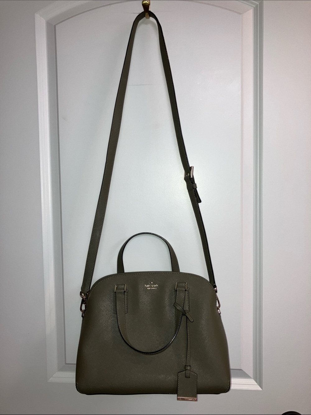 New Kate Spade olive green handbag M
